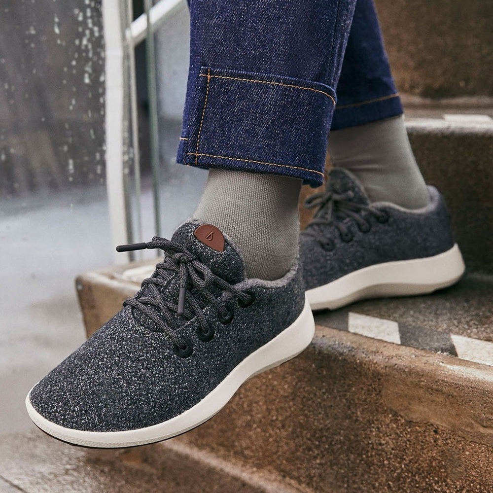 Allbirds Women's Wool Runner Mizzles Natural Grey (Cream‎ Sole) 8